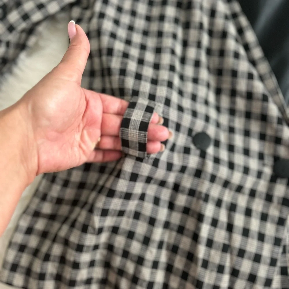Vintage checkered blazer